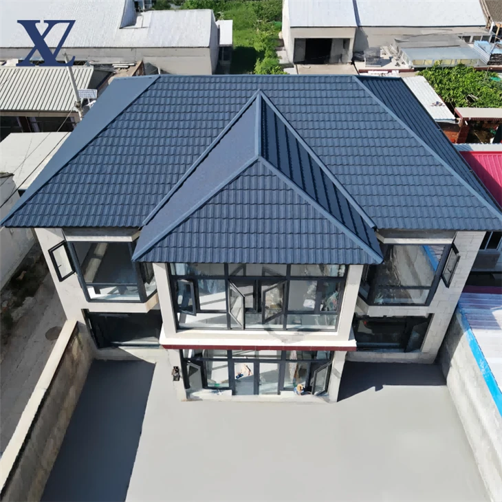 Sky Blue Stone Roof Tile retailer